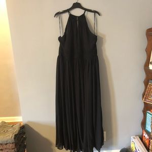 Bill Levkoff black bridesmaid dress